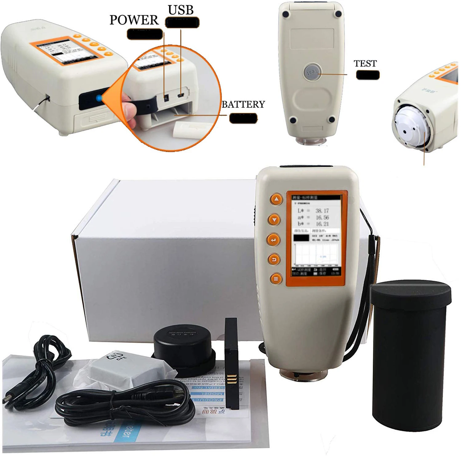 Wn700d 16mm Large Caliber Spectrophotometer Colorimeter Color