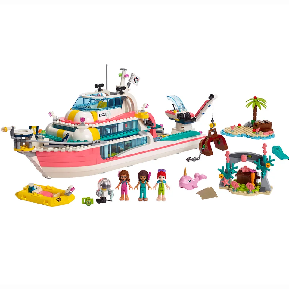 

Heart Lake Friends Set Amusement Park Fit Legoinglys City Friends Model Building Block Bricks Luxury Wonderland Toy Girl Gift