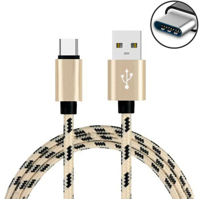 Кабель Micro USB 0,25 м 1 м 2 м 3 м Тип USB C Быстрая Зарядка Кабели для мобильных телефонов зарядное устройство для samsung S9 S10 Xiaomi кабель для планшета - Цвет: Gold Type-C