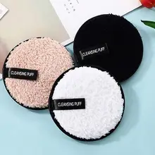 1 шт. Горячая мягкая губка Порошковая пуховка для женщин Красота Макияж ткань коврик очиститель для лица пуховка