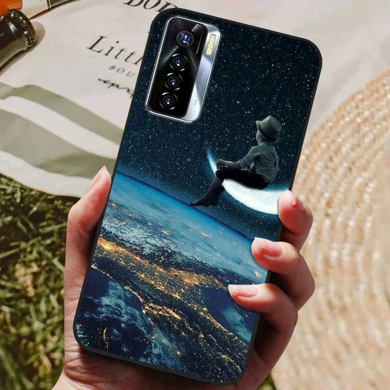Silicone Back Cover Phone Case with Soft Bumper Coque