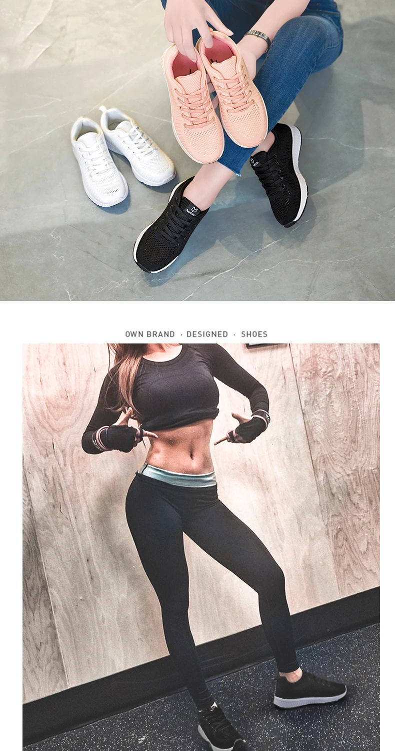 Tenis Feminino Breathable Mesh Lightweight Non-slip Women Sneakers Fitness Female Footwear Sport Tennis Shoes Athletics Trainers
