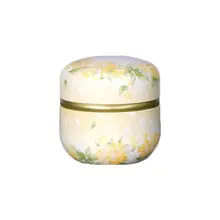 Мини жестяная коробка для хранения чая кофе конфет Круглый Чехол Контейнер для свадебной вечеринки