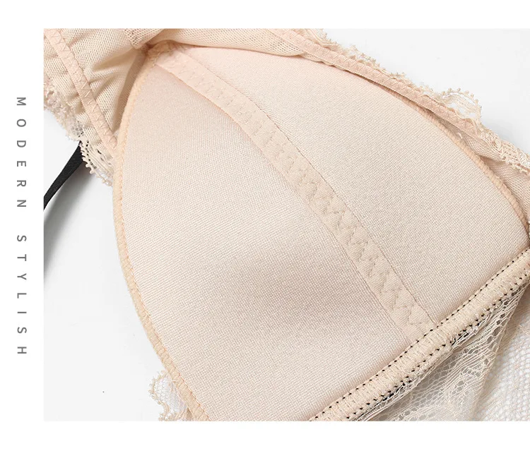 Сексуальный бюстгальтер пуш-ап BH бюстгальтер без косточек Bralette Соединенные Штаты Новое Кружевное французское нижнее белье с хлопком PadsThin женский бюстгальтер Глубокий V