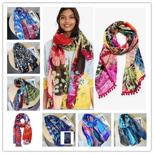 

Spanish DEG Flower Lady Scarf Gift in Spring and Autumn of 2019 (3）