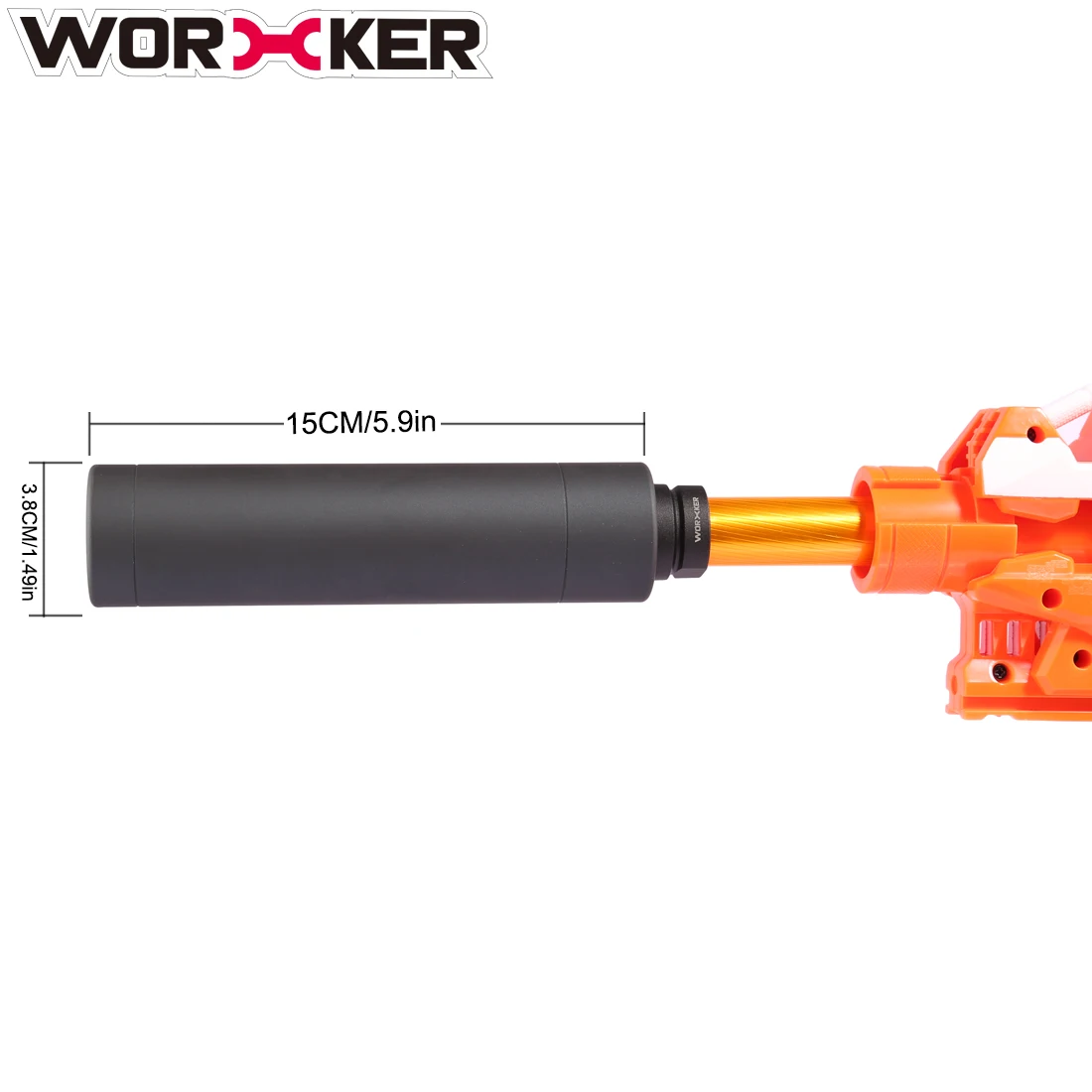 Работник с укороченными рукавами глазури L Пластик крепится на переднюю трубу