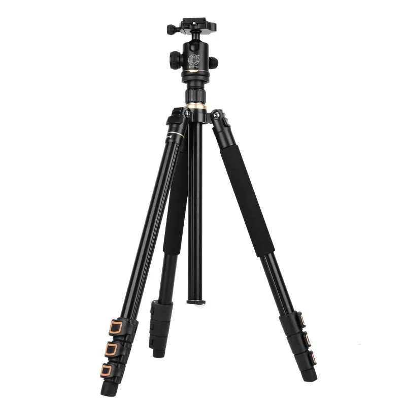 

QINGZHUANGSHIDAI Q222 Heightening Version Single-lens Reflex Camera Mirrorless Camera Tripod Cradle Head Set Portable Travel Tri