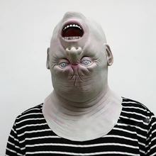 Топ-Хэллоуин маска для взрослых маска зомби латексная кровавая страшная инопланетянин дьявол полный костюм маска для лица вечерние косплей реквизит