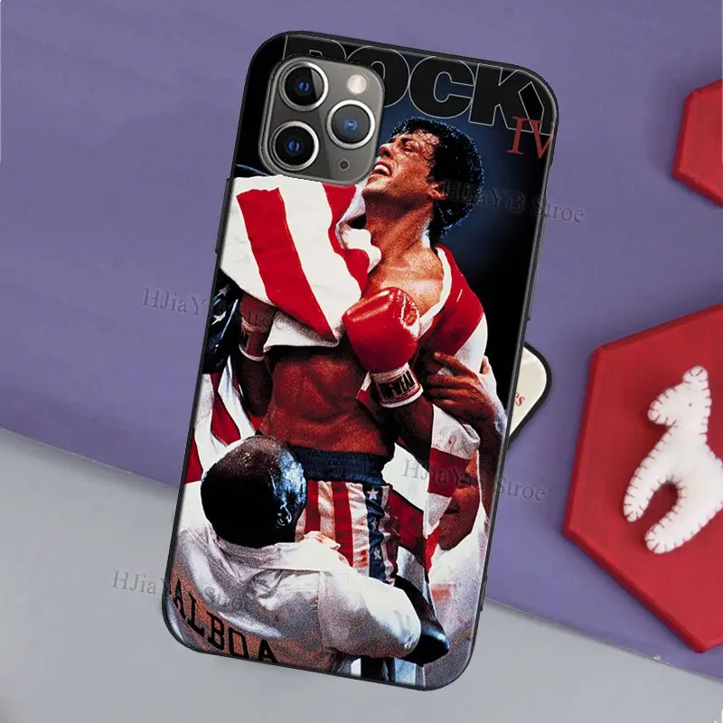 apple iphone 13 pro case Rocky Balboa Movie Quote Motivation Boxing TPU Case For iPhone XR X XS Max 11 13 Pro Max 12 mini 6S 7 8 Plus SE 2020 Cover Coque best case for iphone 13 pro 