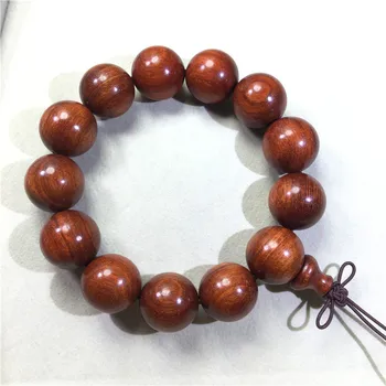 

Natural lobular Rosewood bracelet natural large particles 18MM beads