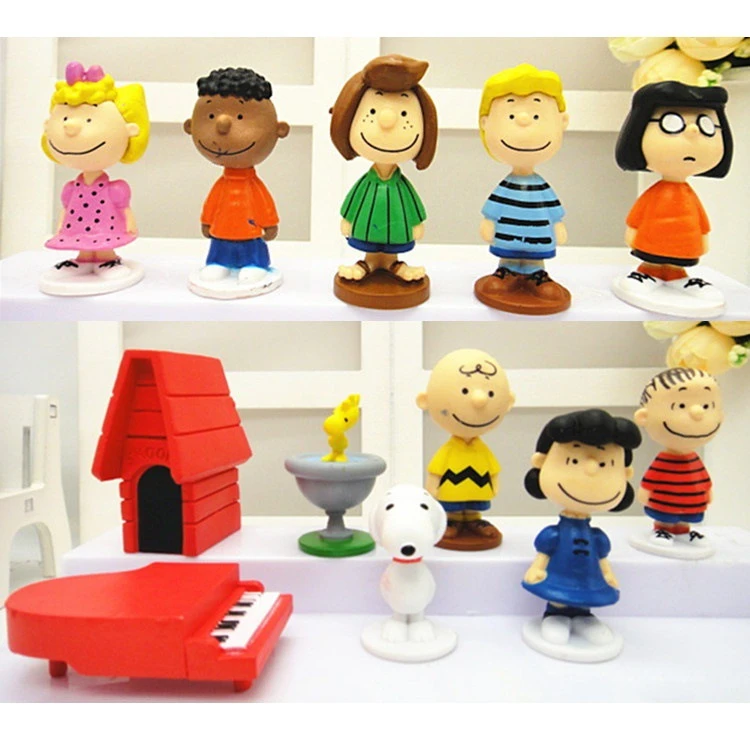 19 新赤ちゃんのおもちゃ 12 ピース セットかわいい漫画ピーナッツコミックスヌーピー手diy野生の新鮮な園芸アクション 玩具フィギュア人形ギフト アクション トイ フィギュア Aliexpress