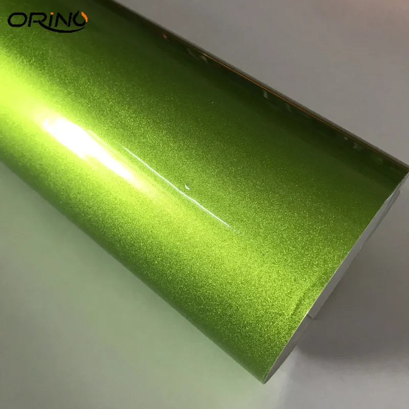 Glitter Diamond Green Vinyl Film Wrap-4