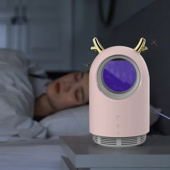 

Indoor Bug Zapper USB Mosquito Killer Lamp Electric Photocatalytic Suction Mosquito Killer with UV LED Light