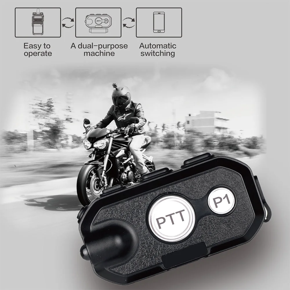 Hands-free PTT Headset Helmet Wireless Headphones HB880 For Motorcycle Helmet Lo