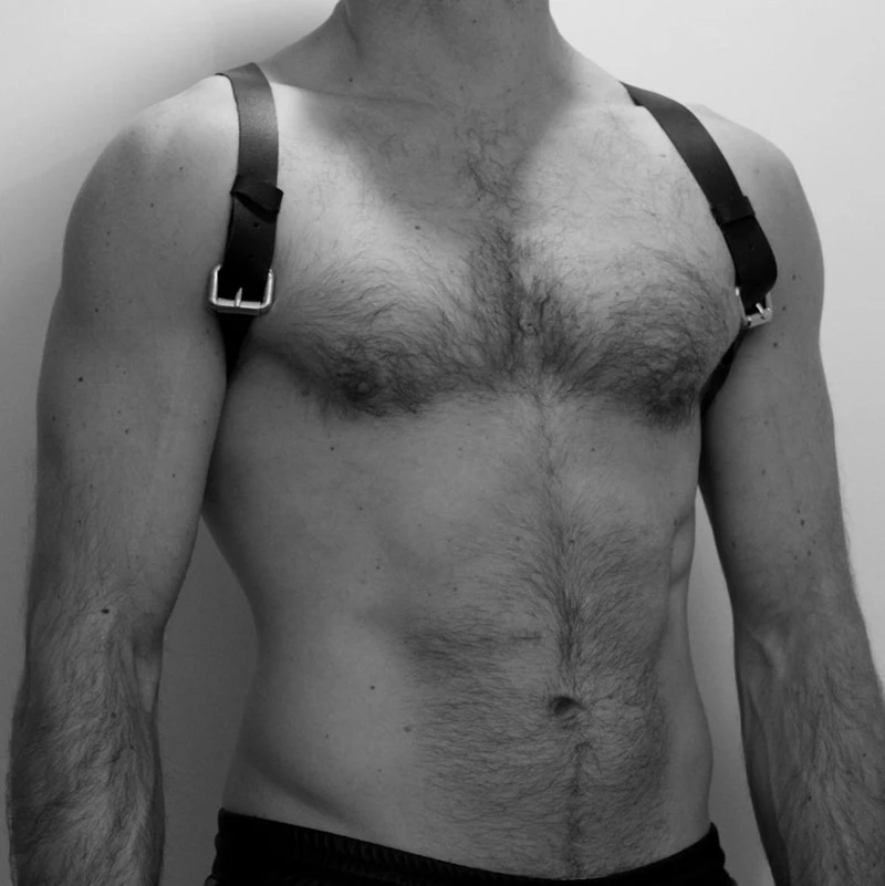 Мужские сексуальные ремни из искусственной кожи для жилета в стиле панк