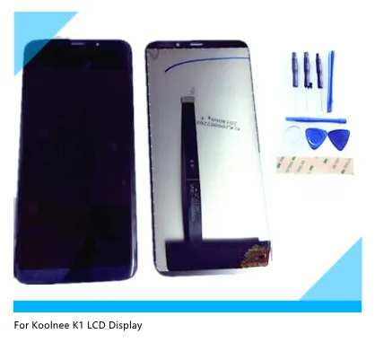

6.01 Inch For Koolnee K1 LCD Display With Touch Screen Sensor Glass Digitizer Assembly Black Blue Color With Tools Tape