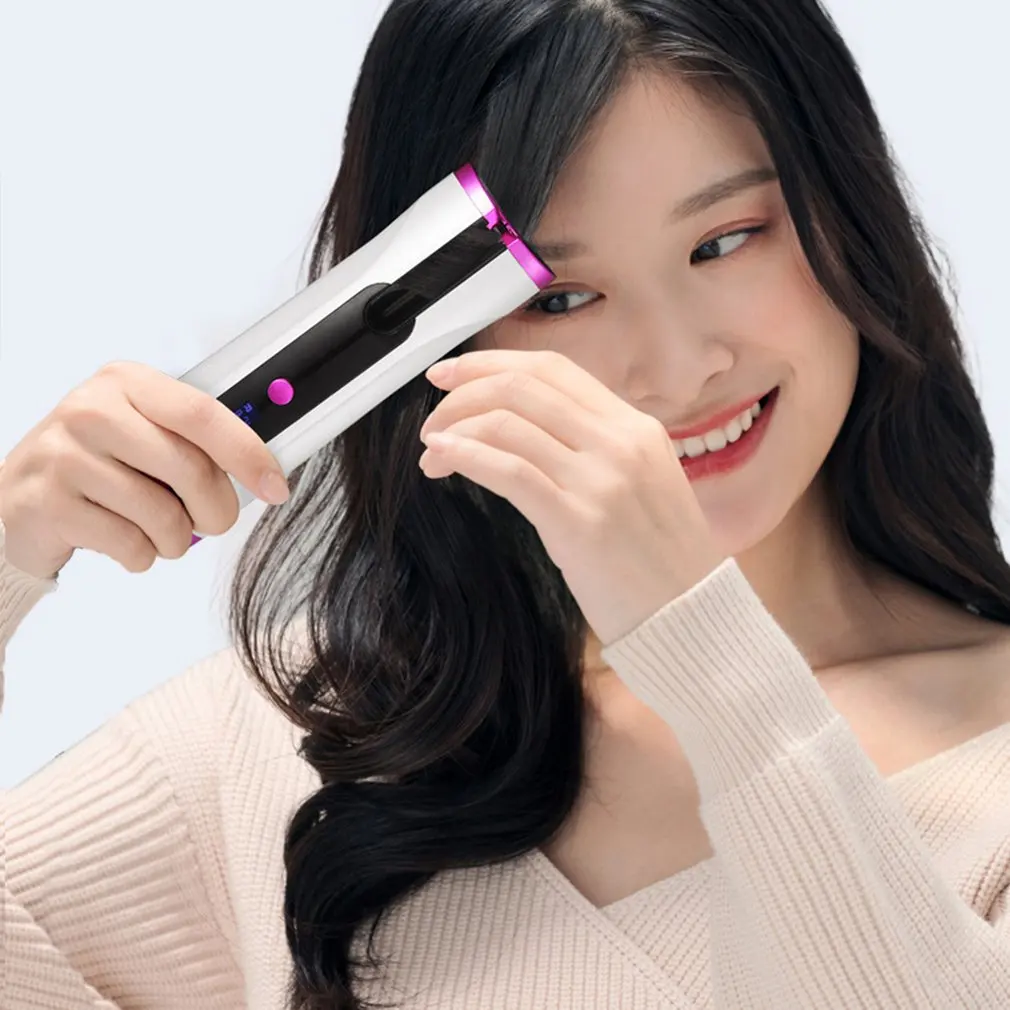 Automatic Ceramic Hair Curling Iron Wavy Hair Curling Tongs Beach Waves