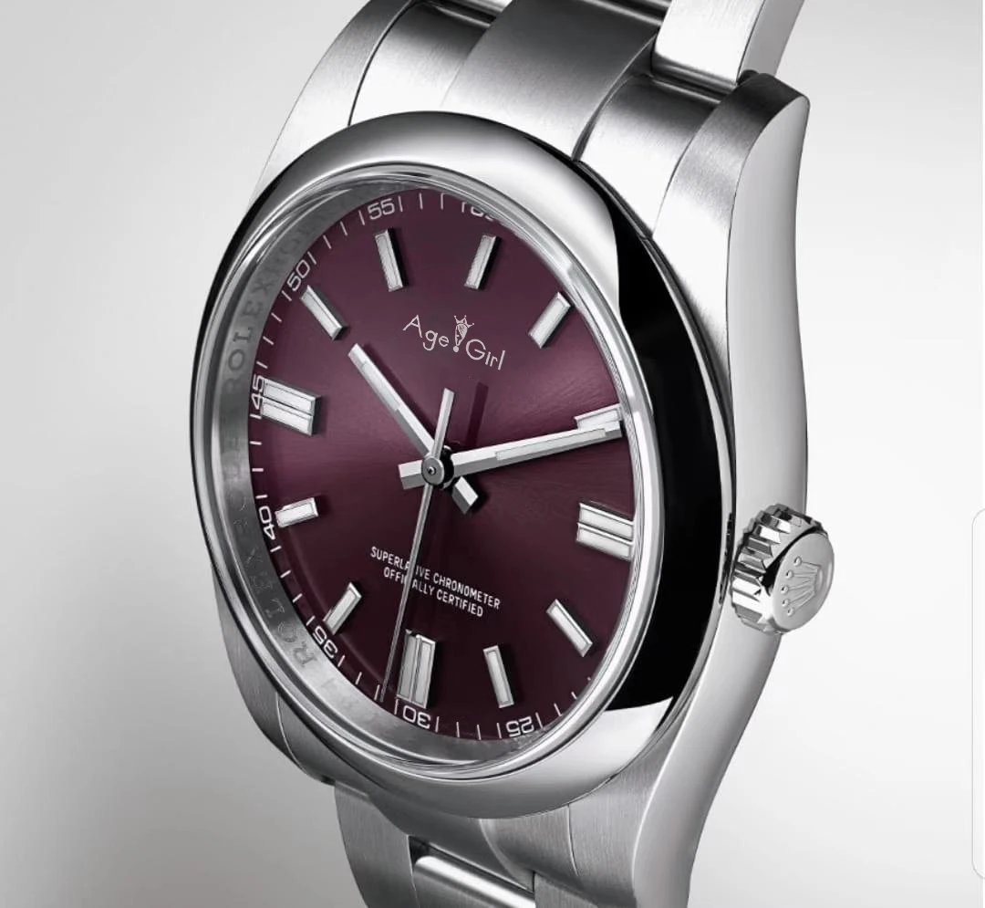 

Luxury Brand New Men Datejust Stainless Steel Automatic Mechanical Sapphire Red White Blue Limited Rome 36mm Sport Watch