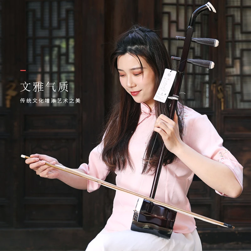 Chinese String Instrument Erhu Huqin Exclusive Engraved Code Chinese  Instruments Folk Erhu with Rosin Spare Strings Bow and Book|erhu  instrument|instrument erhuchinese string instruments - AliExpress