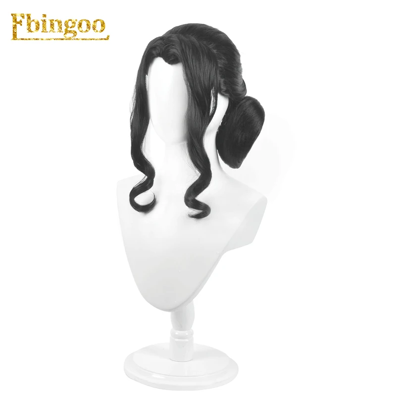 Парики из искусственных волос без шапочки-основы Ebingoo для Хэллоуина карнавальные парики черный