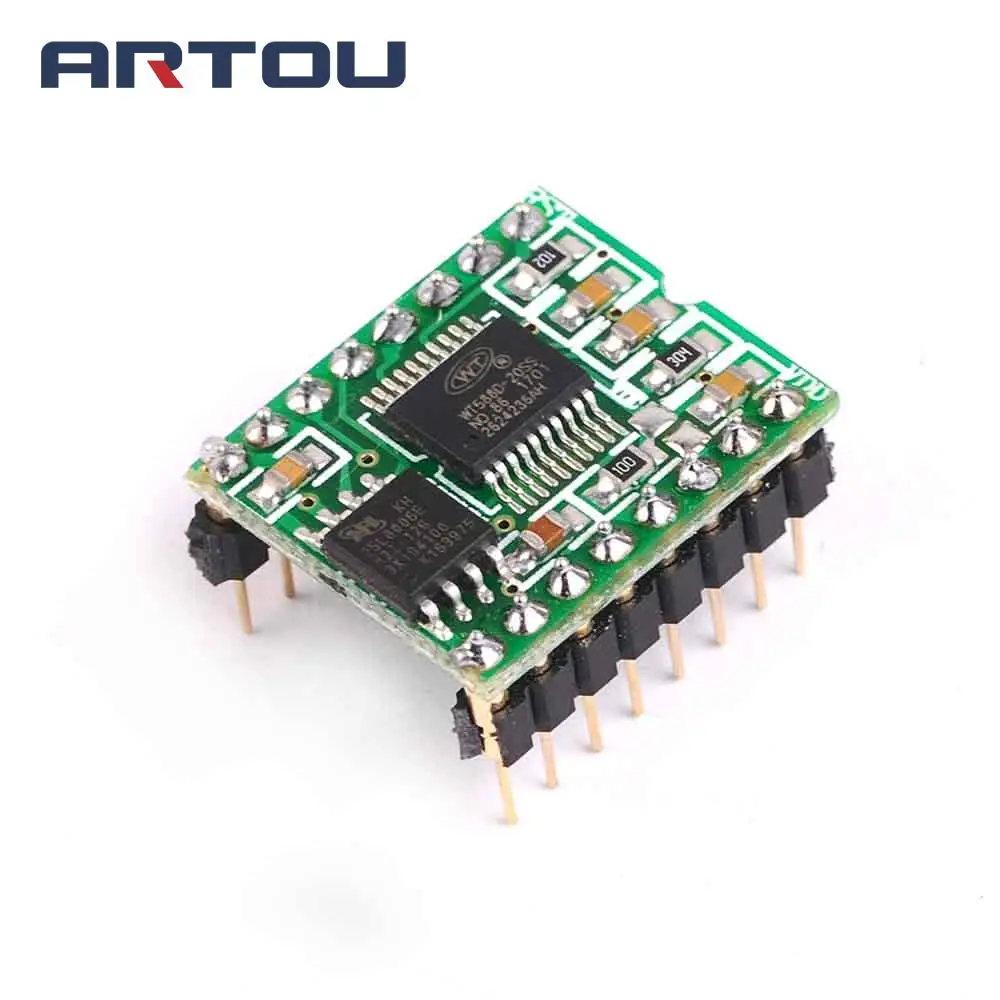 

WT588D WT588D-16p Voice Module Sound Modue Audio Player for Arduino DC 2.8V- 5.5V