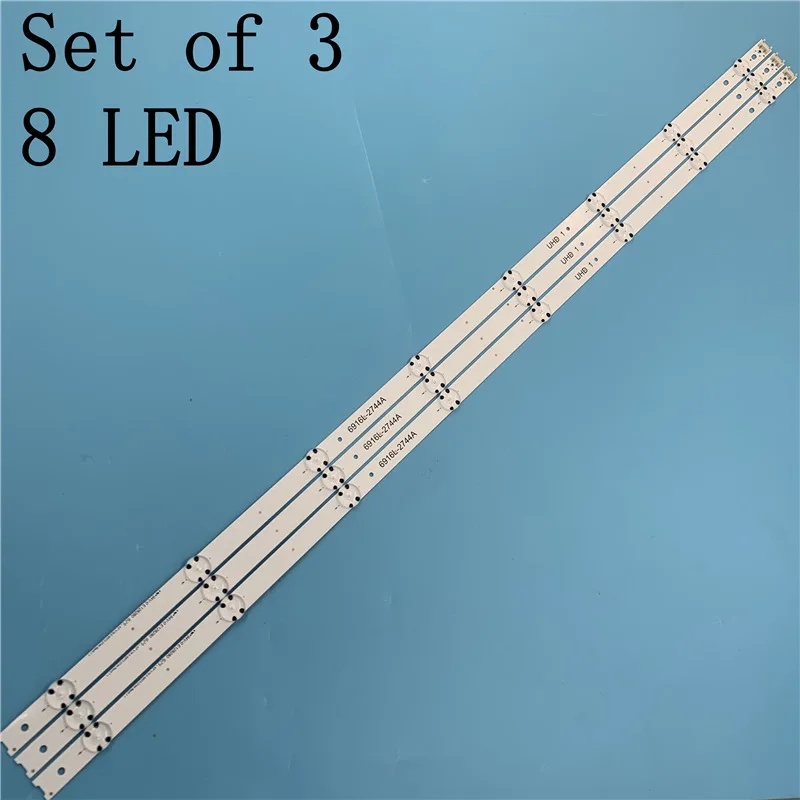LED Backlight Strip 8 lamp 6916L-2744A 6916L-2743A 6916L-2867B 2867A 2867G for LG 43