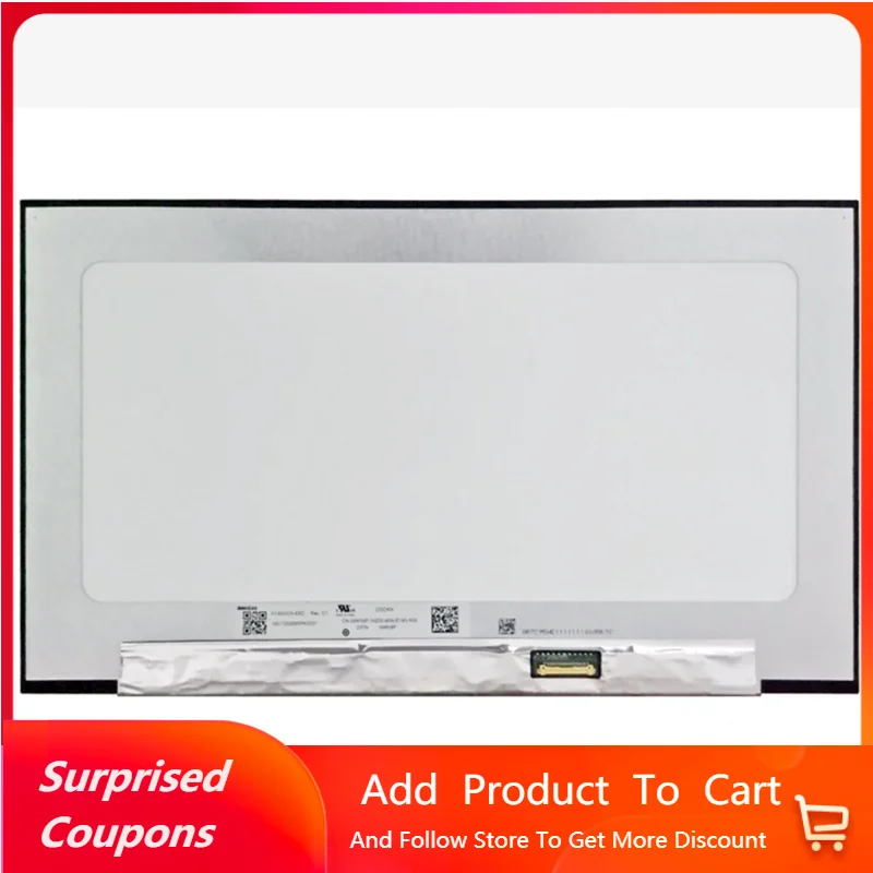 Dalle écran LCD LED 14" Innolux N140HCA-E5C - Full HD 1080p IPS 30 Pins - Neuf