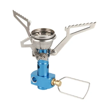 

Outdoor Stove Titanium Alloy Folding Mini Camping Oven Survival Furnace Stove 75g 2300W Pocket Picnic Cooking Gas Cooker