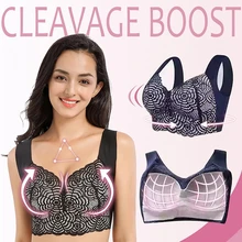 

Stretch Full-Figure Seamless Lace Cut-Out Bra Sexy Lace Underwear Full Coverage Lace Plus Size Bra Seamless Lace Cut Out Bra