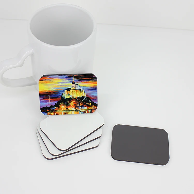 

50pcs Sublimation blank DIY Fridge Magnets Wooden rectangle MDF Refrigerator Sticker Creative Magnets Birthday Gift