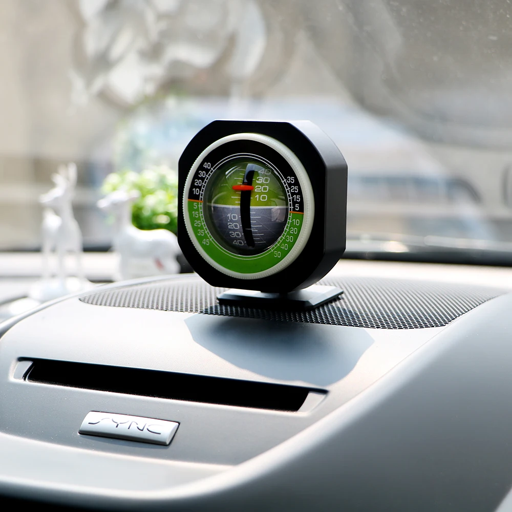 LEEPEE автомобильный деклинометр градиентный Высокоточный автомобильный компас уклономер, угловой встроенный СВЕТОДИОДНЫЙ Автомобильный измеритель наклона