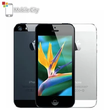 Aррle iрhone 5 IOS смартфона 16/32/64GB Встроенная память 4," 8MP WI-FI gps Bluetooth 1,3 ГГц отпечатков пальцев разблокированная для б/у мобильных телефонов