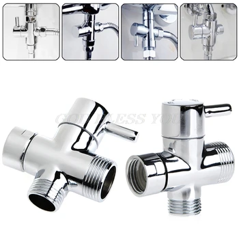 

New T-adapter 3 Ways Valve For Diverter Bath Toilet Bidet Sprayer Shower Head Drop Shipping