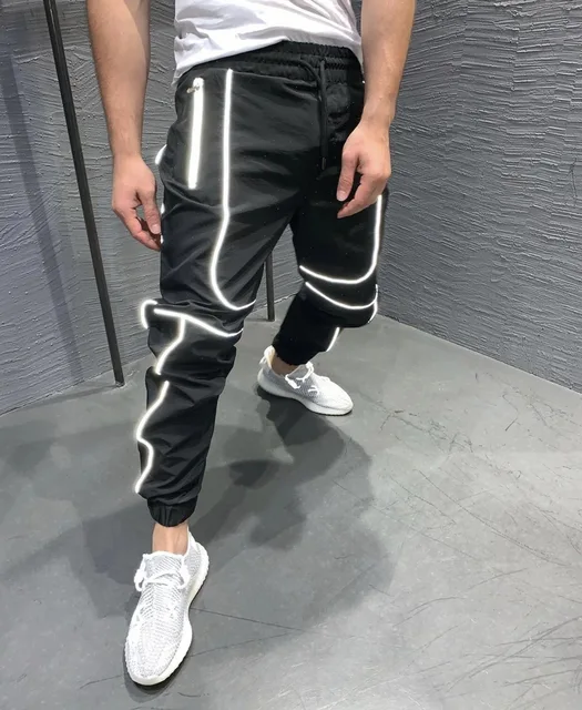 Reflective Stripe Joggers Sweatpants 5