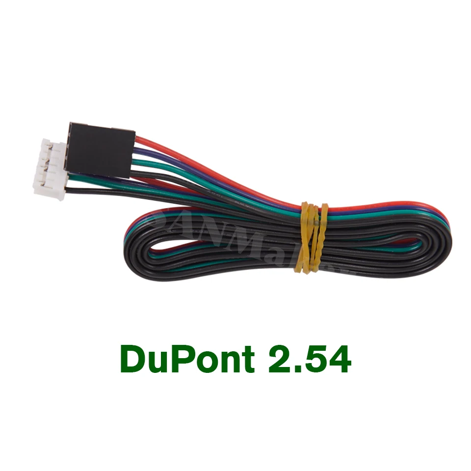 motor in printer nema17 stepper motor cable RepRap motor wiring assembly 4pin to 6pin cable 42 motor wire XH2.54 connector 100cm DuPont connector printer stepper motor 3D Printer Parts & Accessories