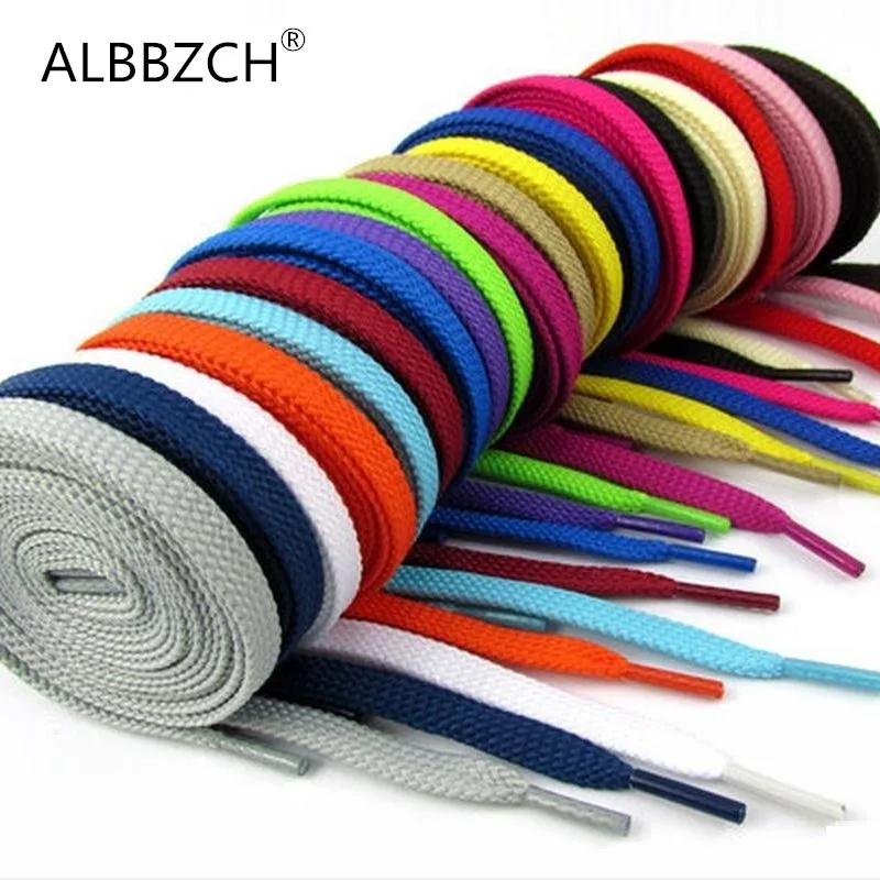 Classic Flat Double Hollow Woven Shoelaces Sports Casual Canvas Shoe Laces White Black Yellow Green Red Brown Blue Shoeslaces
