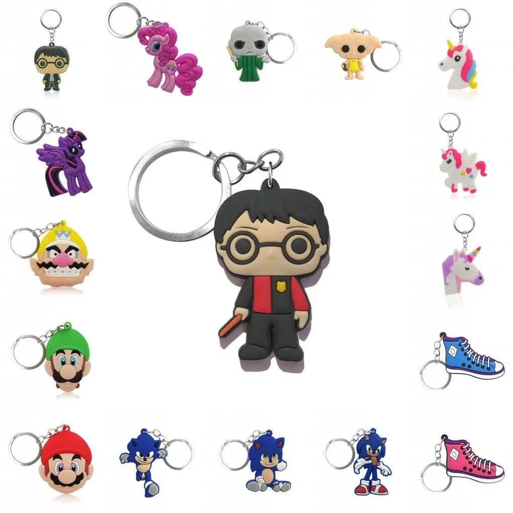 Fashion Jewelry Trinkets-Accessory Key-Holder Animal Keychains Kids Cartoon Cute Lovely