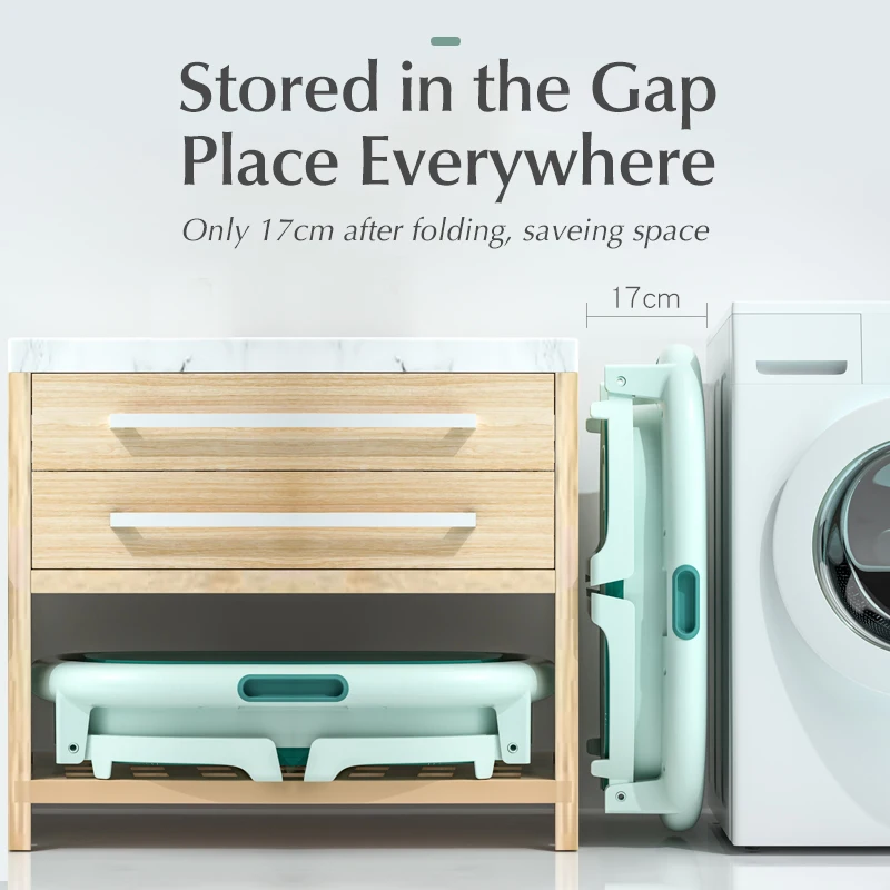 Baby Shining Bath Tub Bed 0-15Y Swim Plastic Portable Folding Home Bath Large Thick Widen Heat Preservation Children Bath Bucket