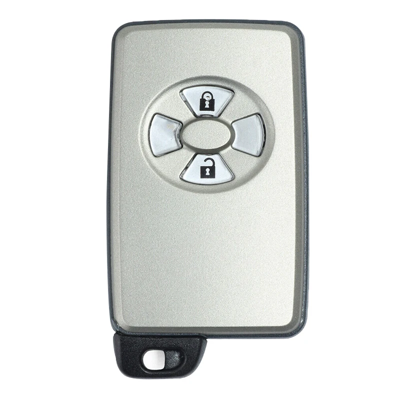 Keyecu Smart Remote Car Key 2 Buttons 312MHz 4D67 Chip for Toyota Corolla RAV4 Allion Premio Auris, P/N: 271451-0500 - Цвет: Silver