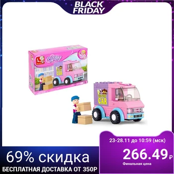 

Designer "Pink dream: courier car", 102 parts
