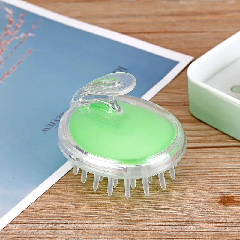 

20PCS Wholesale Shampoo Brush Easy Foaming Bath Comb Silicone Shampoo Brush Scalp Shower Relaxation