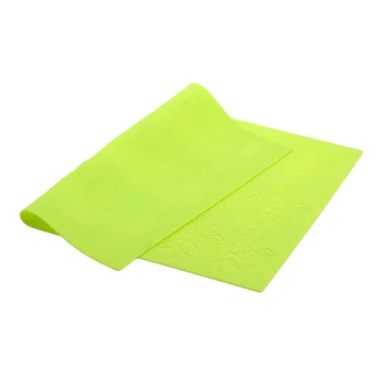 

Silicone Fondant Cakes Light Green Flowers Leaves Pattern Decorating Baking Mold DIY Cake Decoration Cake Mold Tool 39.5*29.5cm