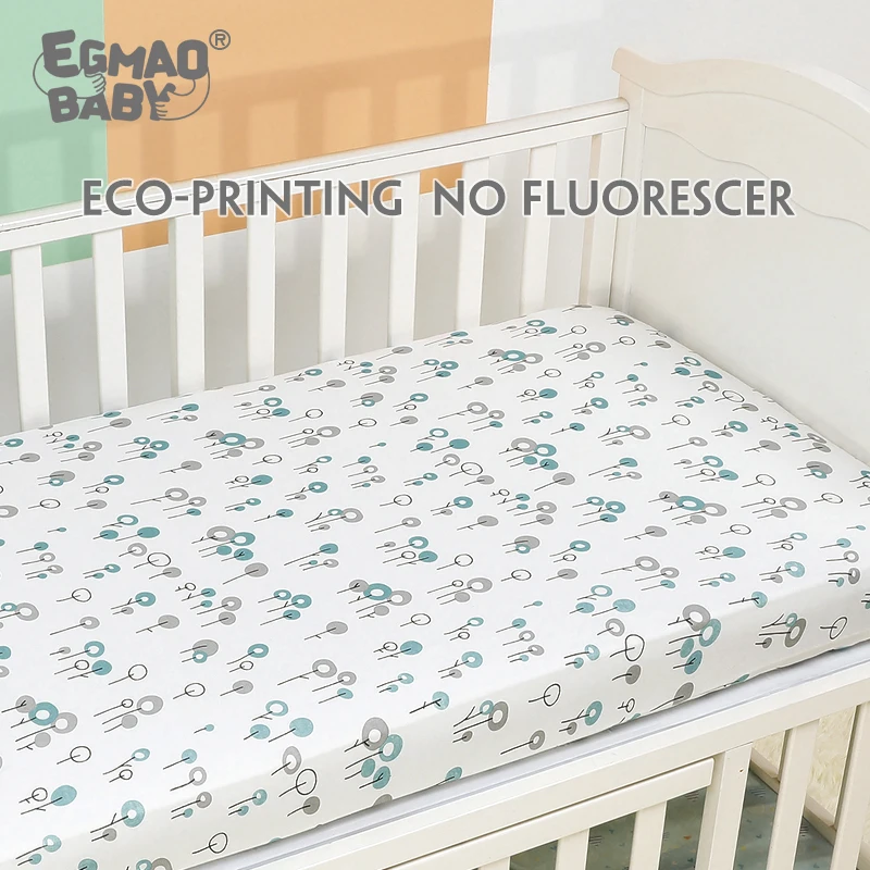 Hot Seller Crib-Sheet Jersey 100%Organic-Cotton Newborns Baby for Knit Nursery Super-Soft RLwqeprNxqO