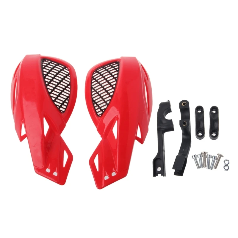 1 пара 7/" мотоциклетные ручные охранники Handguard для Honda Yamaha Suzuki KTM ATV Байк LX9C - Цвет: R