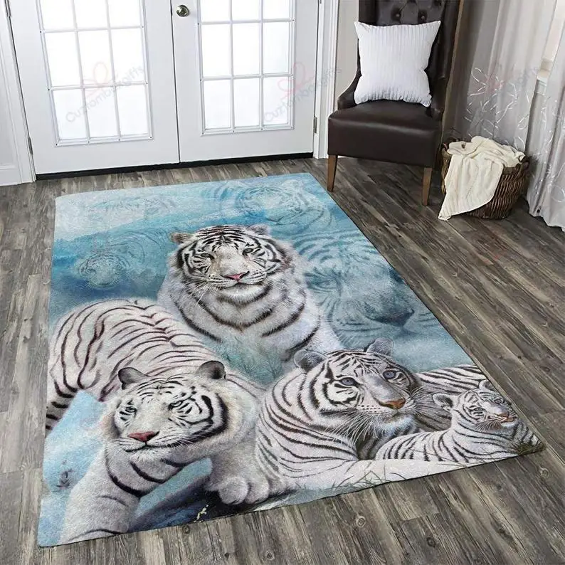 Tiger Lion Carpet For Living Room Large Rug Decoration Bedroom Coffee