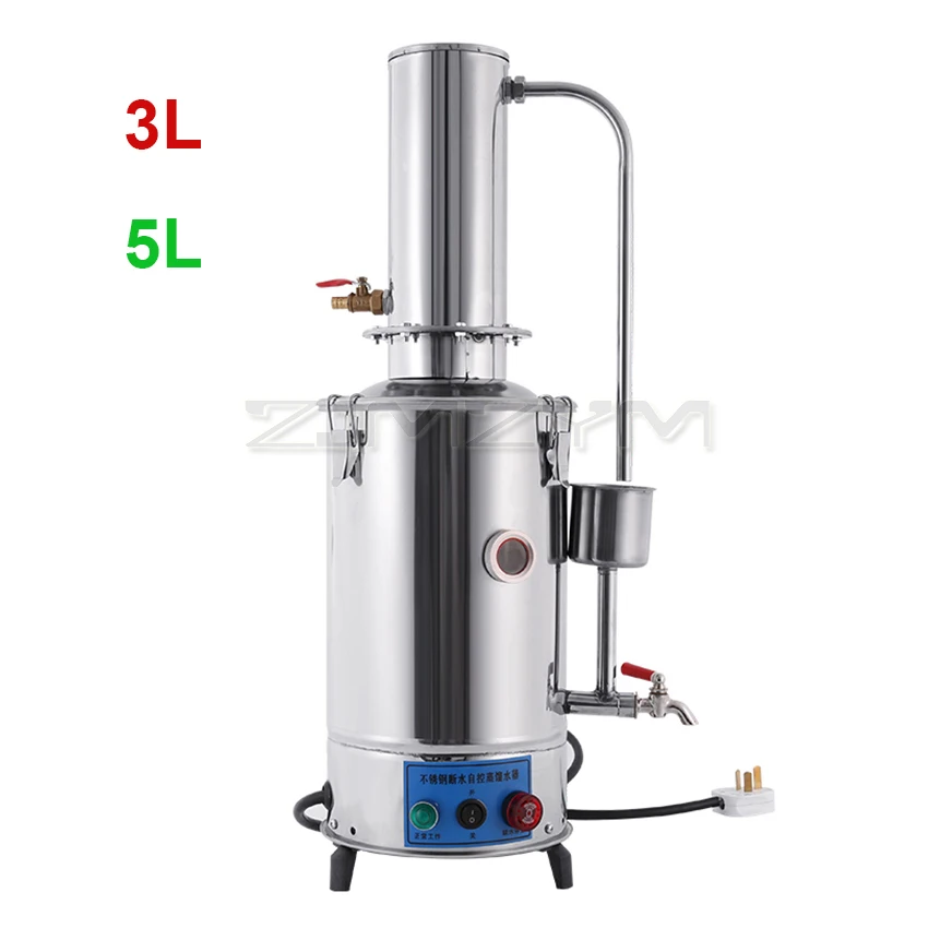 3l 5l laboratório destilador de água pura