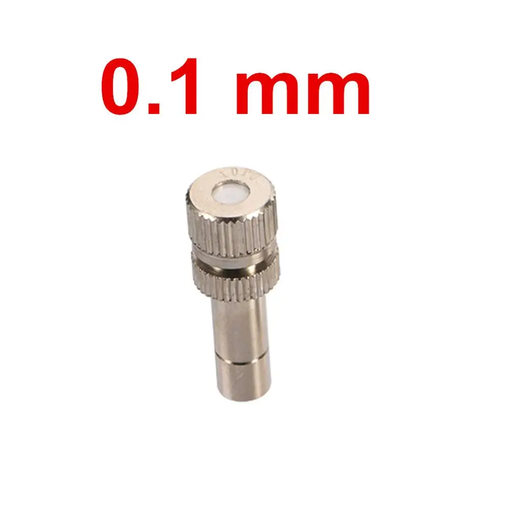 0.1-0.8mm Low Pressure Fine Misting Nozzles Disinfection landscaping Cooling Humidification Atomization Sprayers 3Pcs 