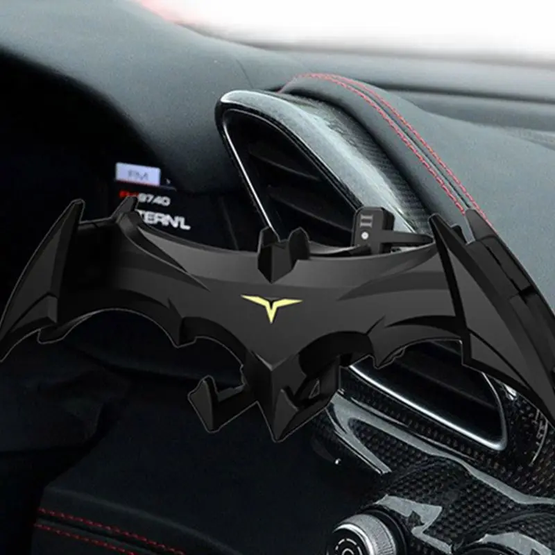  Car Air Vent Mount Bat Shaped Auto Phone Stand Holder Gravity Bracket Cradle Kit