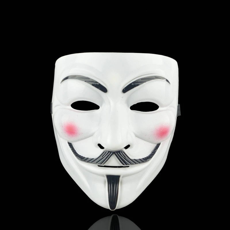 Анонимные костюмы с масками Vendetta Face косплей для модной вечеринки Стильные