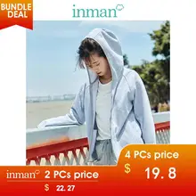 INMAN, осень, Новое поступление, хлопковая толстовка, повседневная, универсальная, Спортивная, модная женская куртка